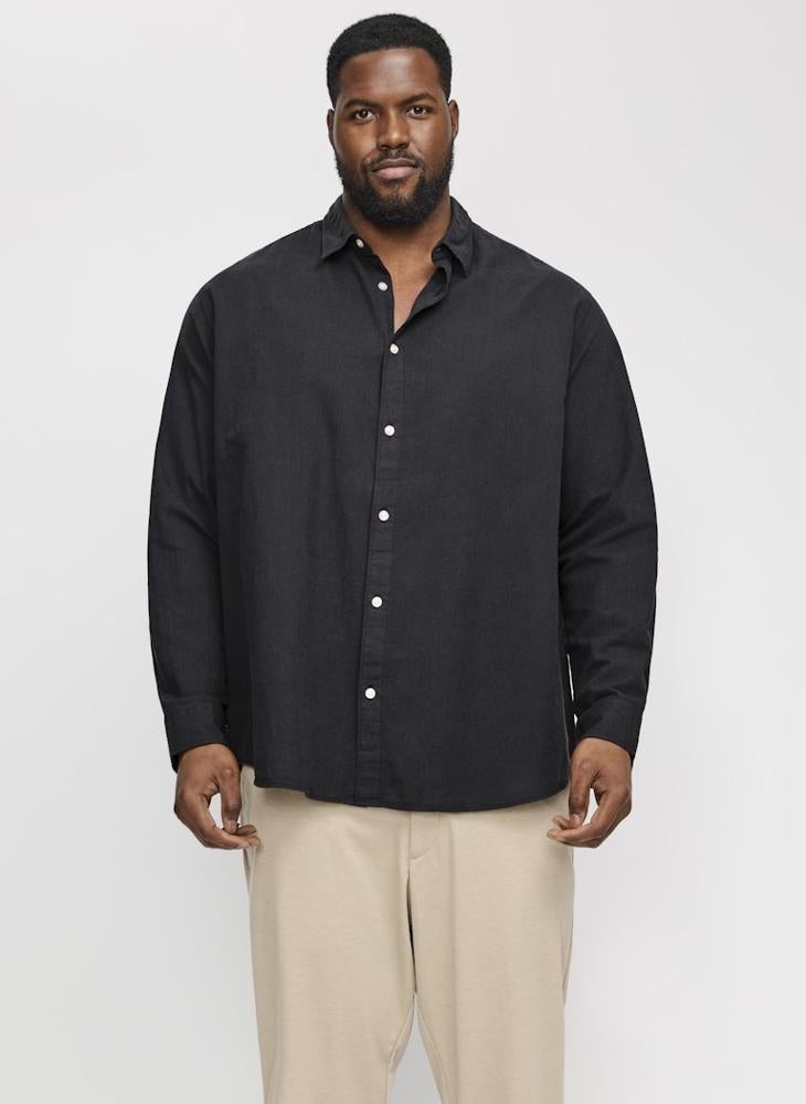 JACK & JONES Solid Regular Fit Full Sleeve Shirt - Image 3