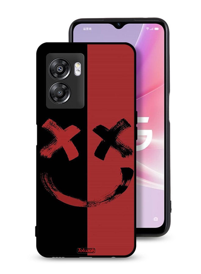 Tolwak Oppo A57 5G Protective Case Cover Marshmallow Art Pattern - Image 1