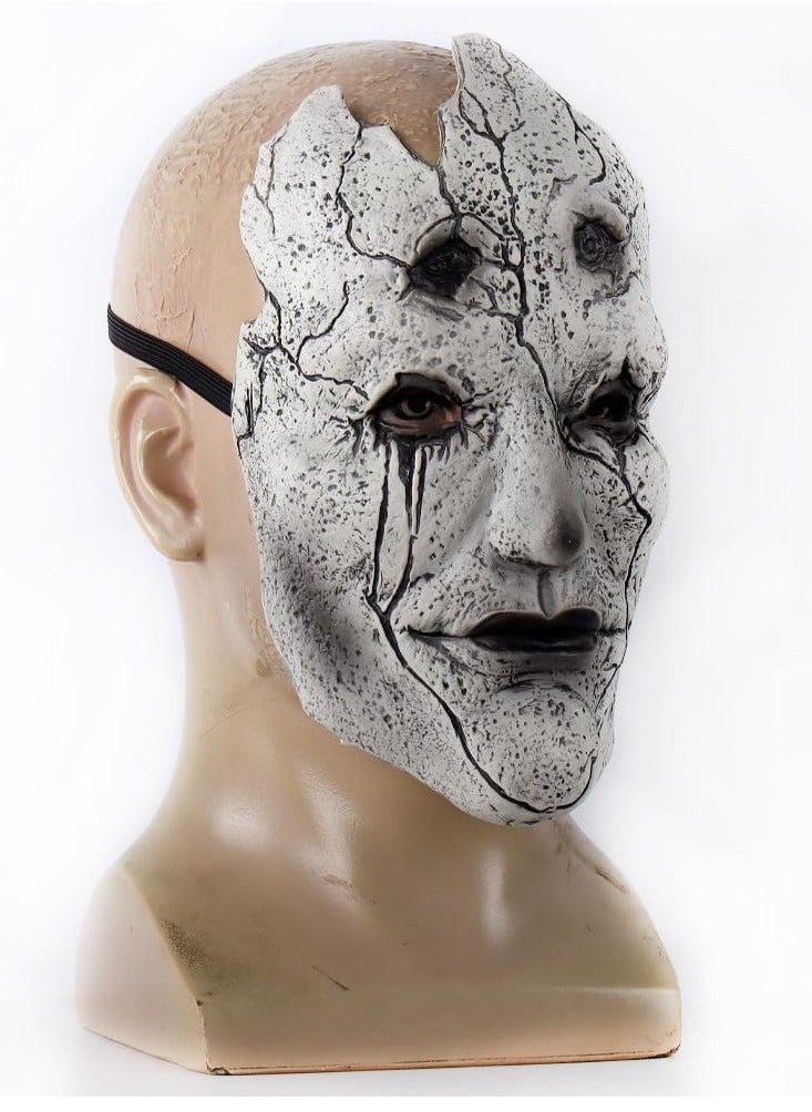 Excefore Masquerade Mask for Men, Halloween Mask, Black Myth Wukong- Mi Daoren Latex Half Face Mask for Halloween Cosplay Masquerade Mask  - Image 2