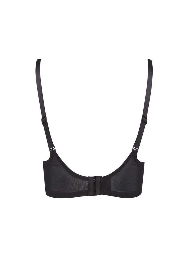 Triumph Triumph International Corsina Elegant Lace Bra for Women | Minimizer 32D, Black Non-Wired Padded T-Shirt Bra | Stylish Full Coverage Comfort | Pack of 1
