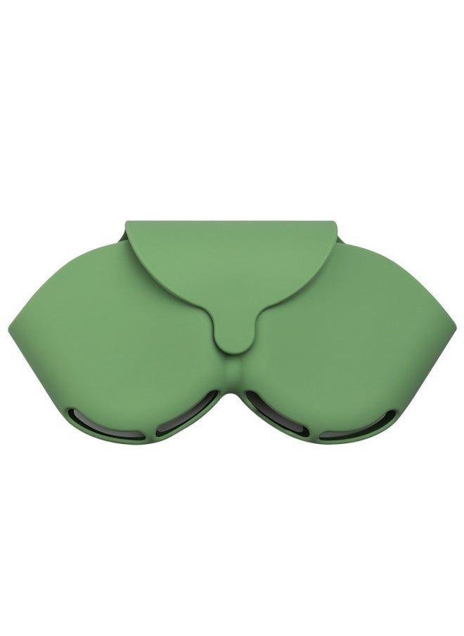 Generic - For Apple Airpods Max Silicone Head Beam Protective Cover Beam Dust-proof Bluetooth Headset Ear Movers-Specifications:Matcha Green Storage Bag - Image 1