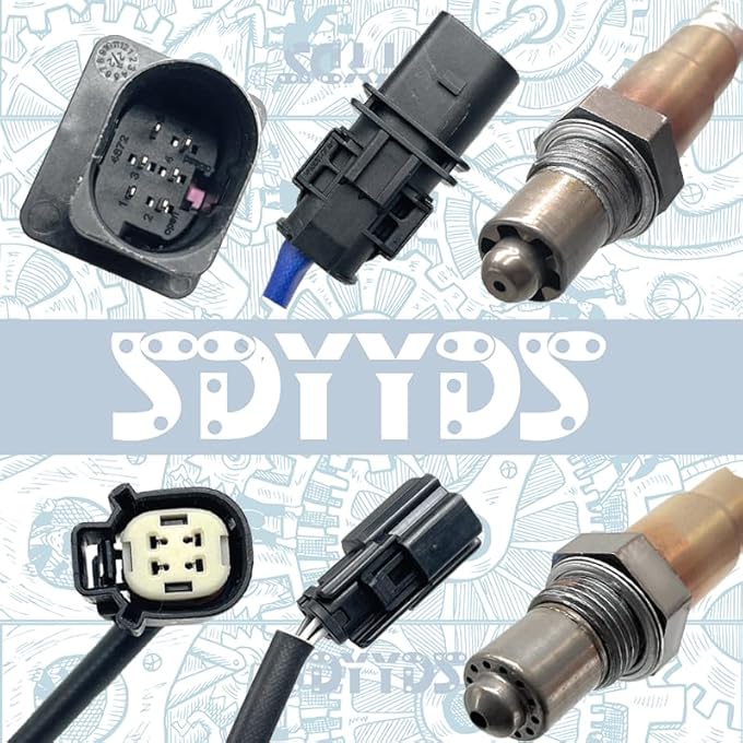 SDYYDS Set 2 Oxygen O2 Sensor For 20122018 Ford Focus 20L L4 Non Turbo  20132014 Ford Fusion 16L L4 Turbocharged Upstream  Downstream 2345068 2344575 - Image 3