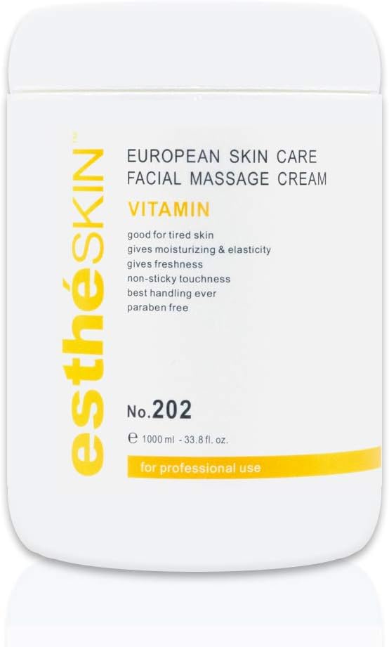 Vitamin Facial Massage Cream for European Skin Care 338 floz  1000 ml