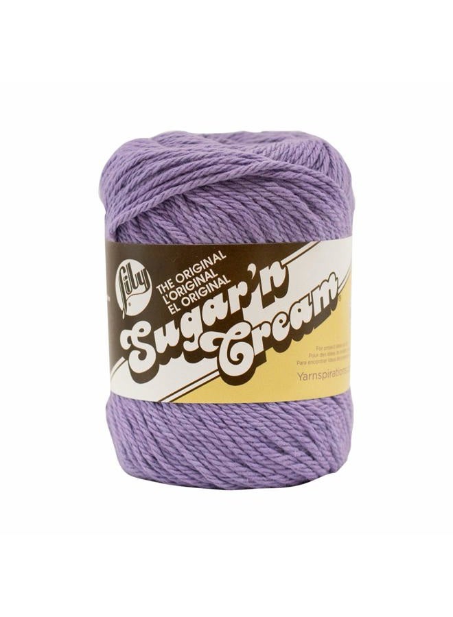 LILY Sugar 'N Cream Yarn - HOT Purple 10200101317,7.9g - Image 1