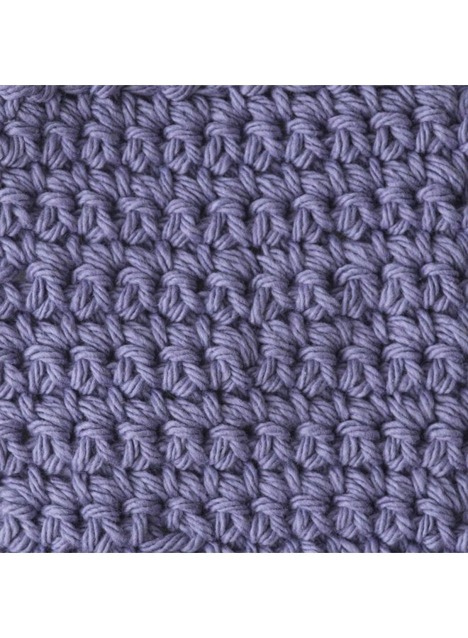 LILY Sugar 'N Cream Yarn - HOT Purple 10200101317,7.9g - Image 3