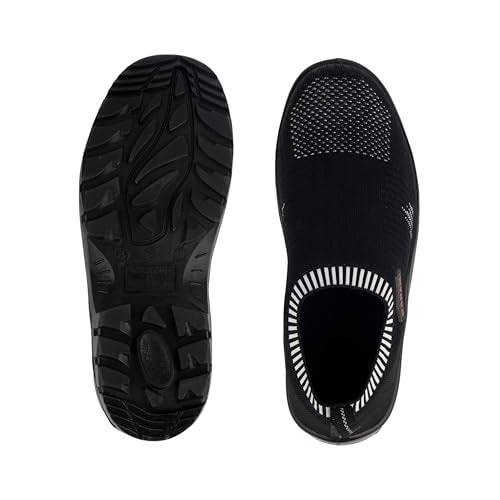 KARAM ISI Marked Flyknit Safety Shoe | Excellent Grip, Comfort and Slip Resistance | Safety Shoes with Fibre Toe |Black| FS208FN (FWSAMN) Size - 08 - Image 3