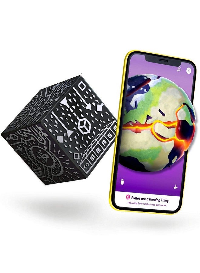 Merge Cube Augmented & Virtual Reality Science & Stem Toy Educational Tool Hands On Digital Teaching Aids Science Simulations Home School, Remote & In Classroom Learning Ios & Android - Image 1
