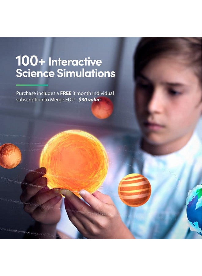 Merge Cube Augmented & Virtual Reality Science & Stem Toy Educational Tool Hands On Digital Teaching Aids Science Simulations Home School, Remote & In Classroom Learning Ios & Android - Image 3