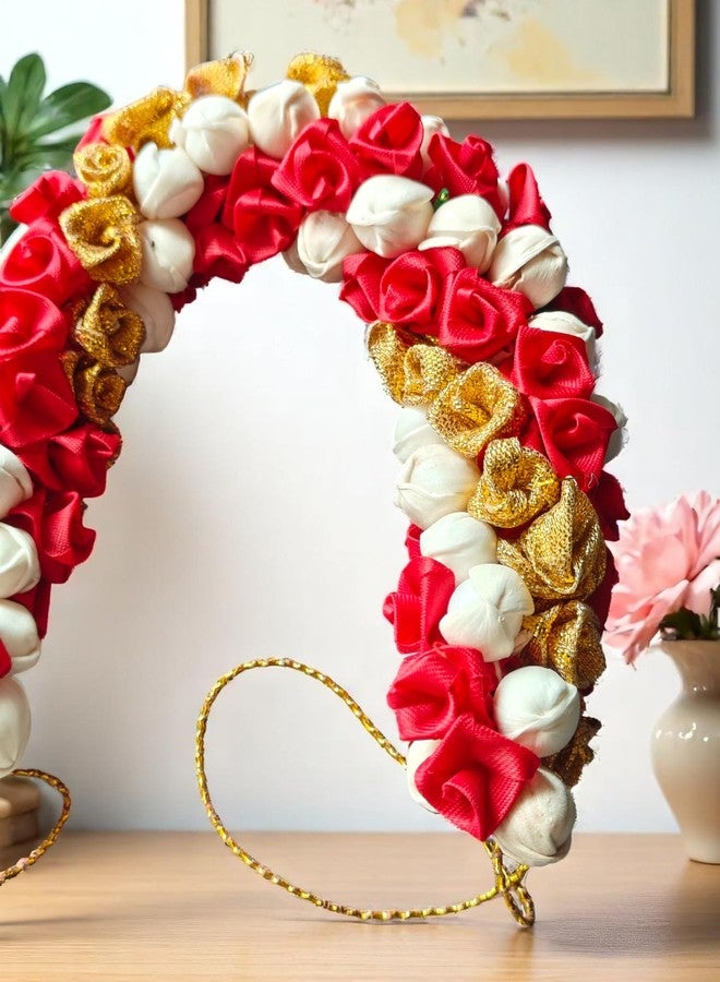 Chanderkash1PC Artificial Mogra Gajra for Hair Bun - Traditional Jasmine Gajra Scrunchie - Elegant Floral Hair Accessory for Women & Girls - Image 5