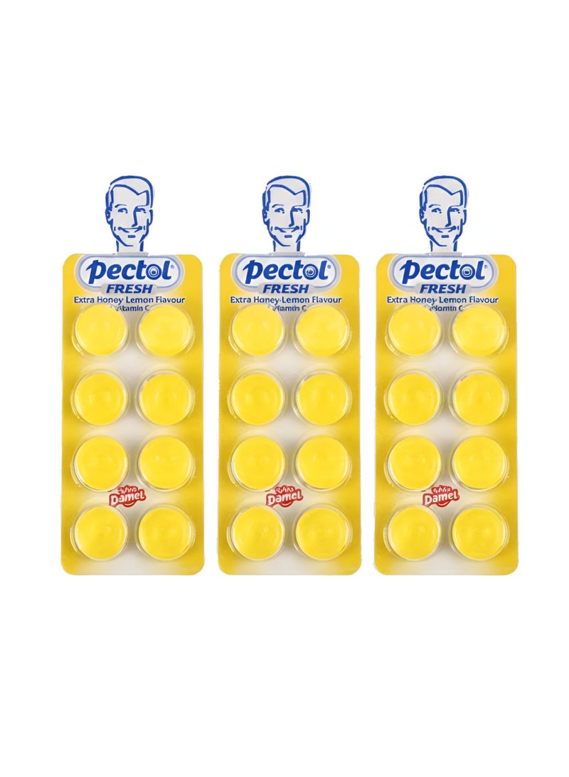 بيكتول استحلاب بنكهة الليمون لتطهير الفم وعلاج الحلق من بيكتول (3 شريط ) - Image 1