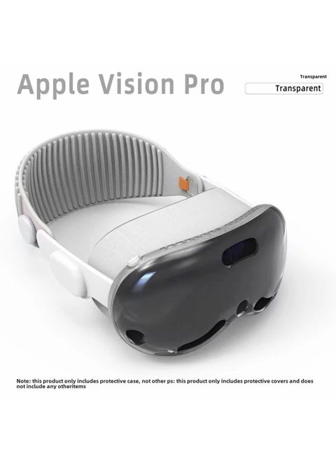 For Apple VisionPro Transparent Case Apple Vision Pro VR Glasses Case HD-Specifications:Transparent Tpu Four-line Bit