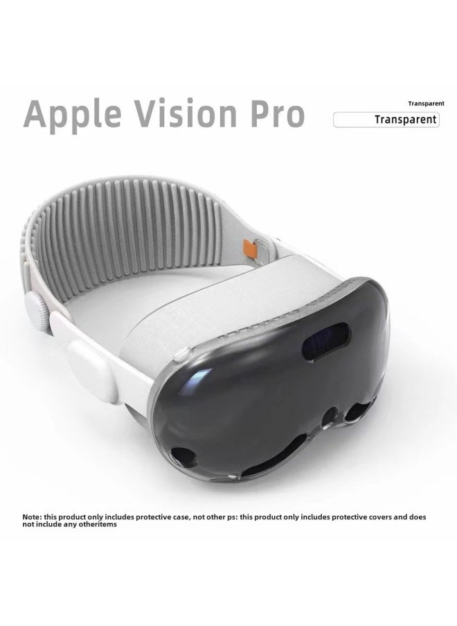 Generic - For Apple VisionPro Transparent Case Apple Vision Pro VR Glasses Case HD-Specifications:Transparent Tpu Four-line Bit - Image 1