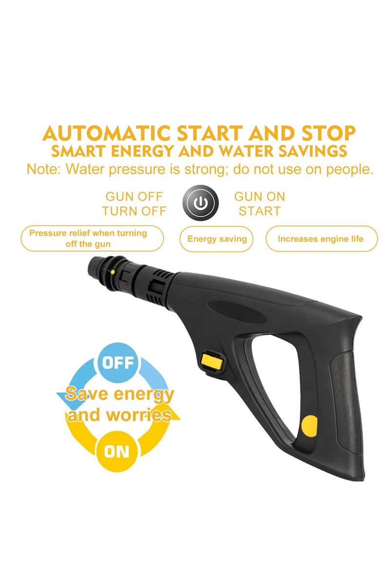 ايتي لايف غسالة ضغط كهربائية محمولة - 3000 واط 2800 رطل لكل بوصة مربعة - محمولة باليد بثلاث فوهات مختلفة للسيارة والسيارات والحديقة والفناء والسياج والممر - Image 5