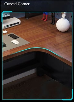 NKX Computer and Multifunction Table Home Office Workstation 120X80 cm (Right Corner)  - Image 3