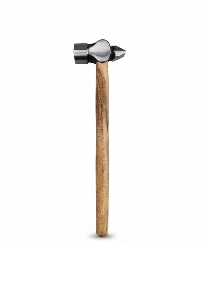Red Champion American Type Cross Pein Hammer | Claw Hammer with Straight Wooden Handle | Steel Head Heavy-Duty Hathodi Tool for Home, Carpentry, and Workshop Use (100g, Light Brown) - Image 1