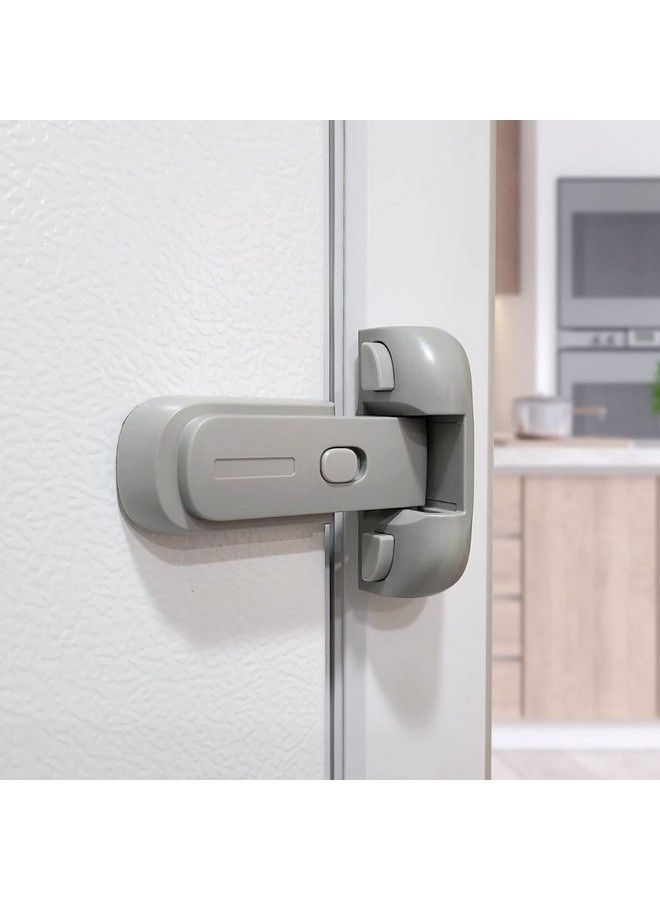 moonybaby Refrigerator Lock Fridge Locks For Kids 1 Pack Space Gray - Image 2