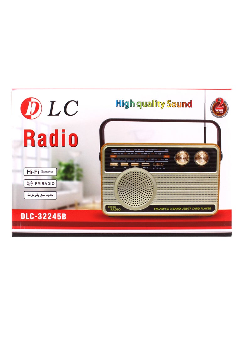 دي إل سي  راديو محمول يعمل بتقنية البلوتوث DLC-32245B - Image 5