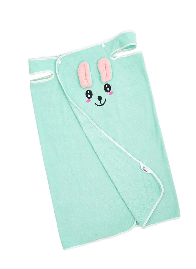 بيبي كلو Green Bunny 2pc Towel and Headband Set