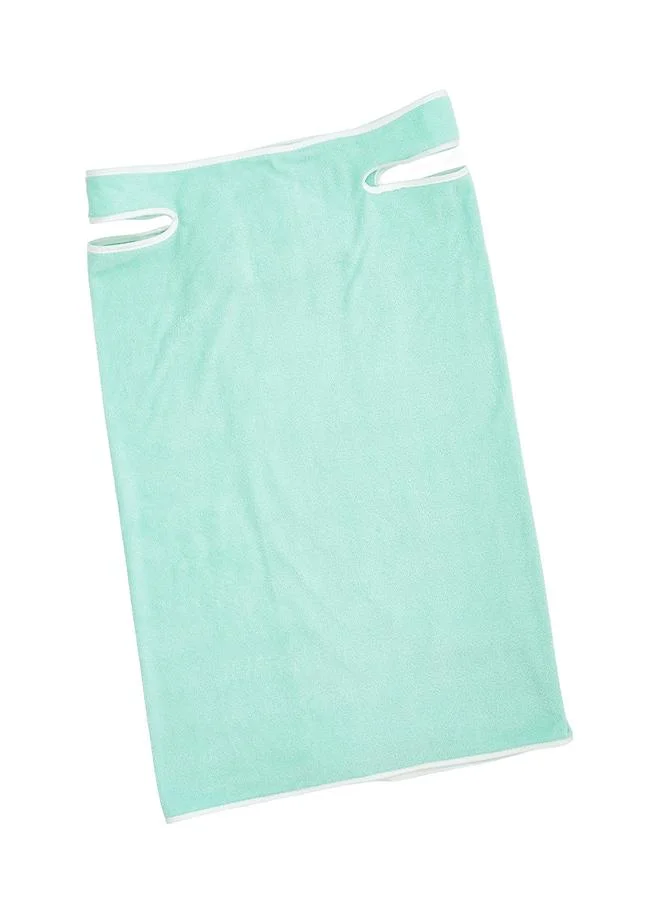 babyqlo Green Bunny 2pc Towel and Headband Set