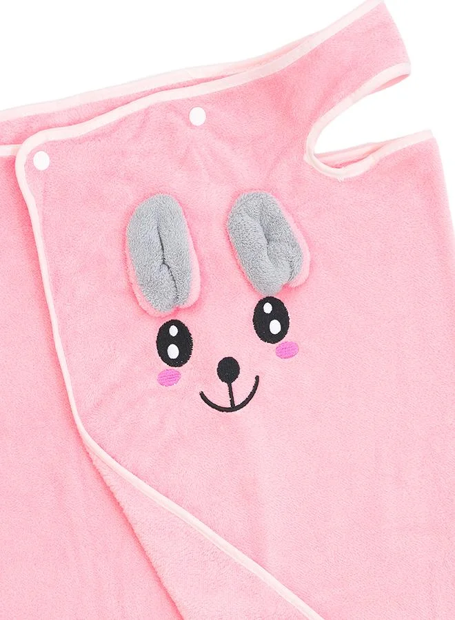 babyqlo Green Bunny 2pc Towel and Headband Set