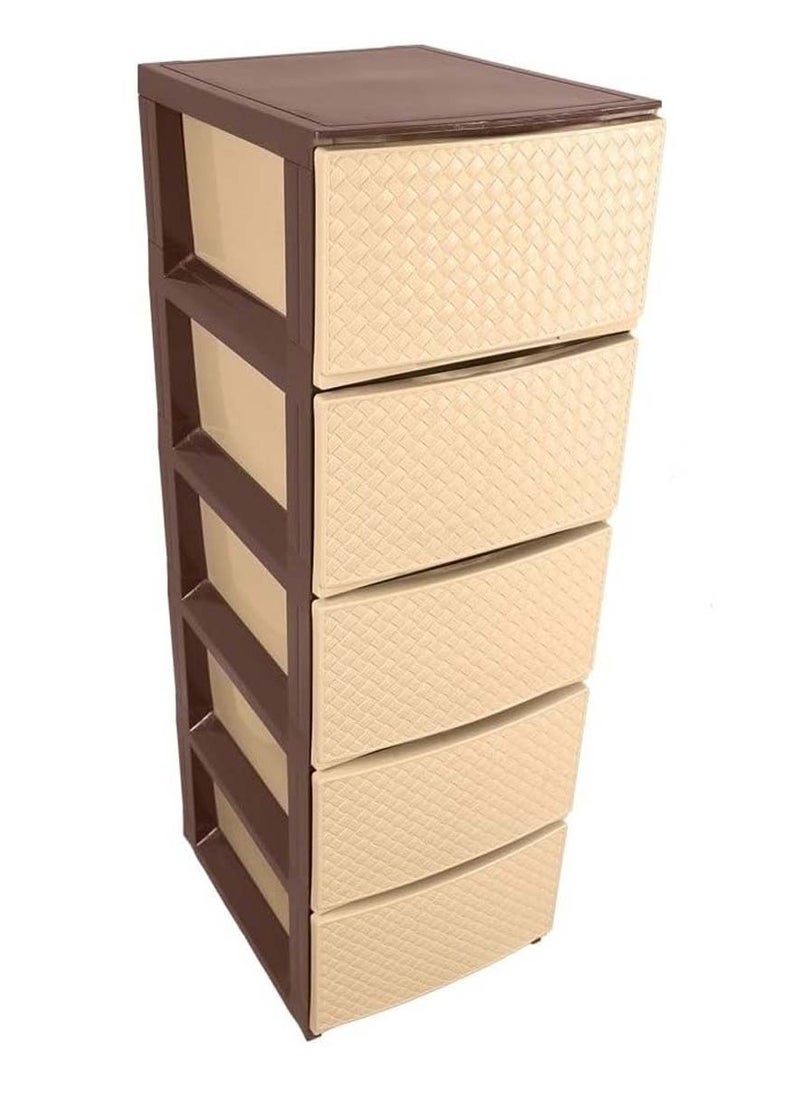 Chest of 5 Drawers Multicolour 42×34×124 cm - pzsku/Z6CCDE1F683C42904AF69Z/45/_/1722518606/6d425cae-6ef8-44eb-af0d-ba817f7c7f73