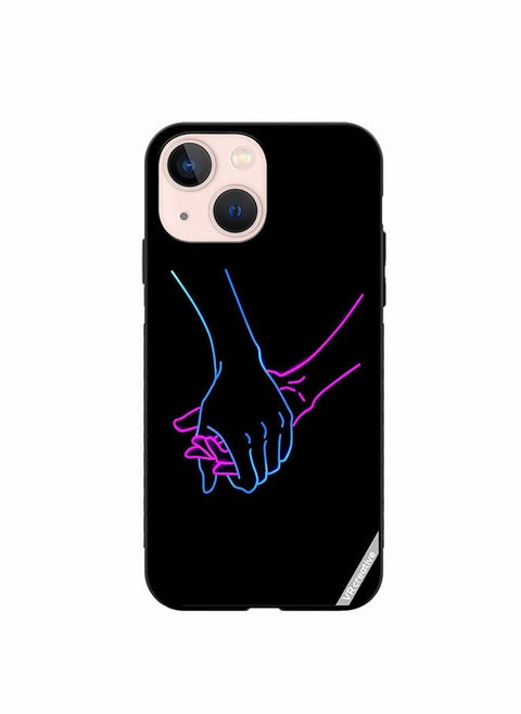 Protective Case Cover For Apple iPhone 14 Plus Hands Design Multicolour