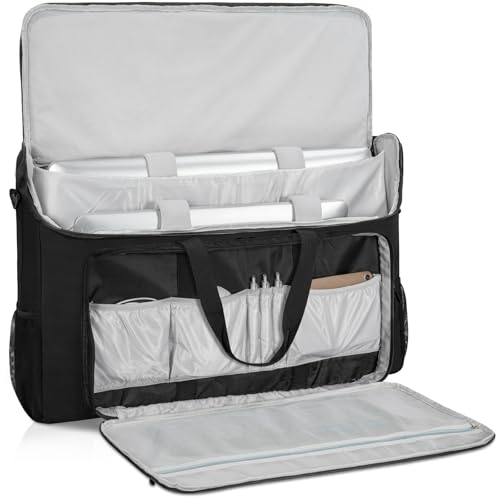 LASUK 27-32" Monitor Transport Carrying Case(up to 2), Going Out Tote Bag Transporting LCD Screens, Monitors and TVs, for Travel, Work - Image 2