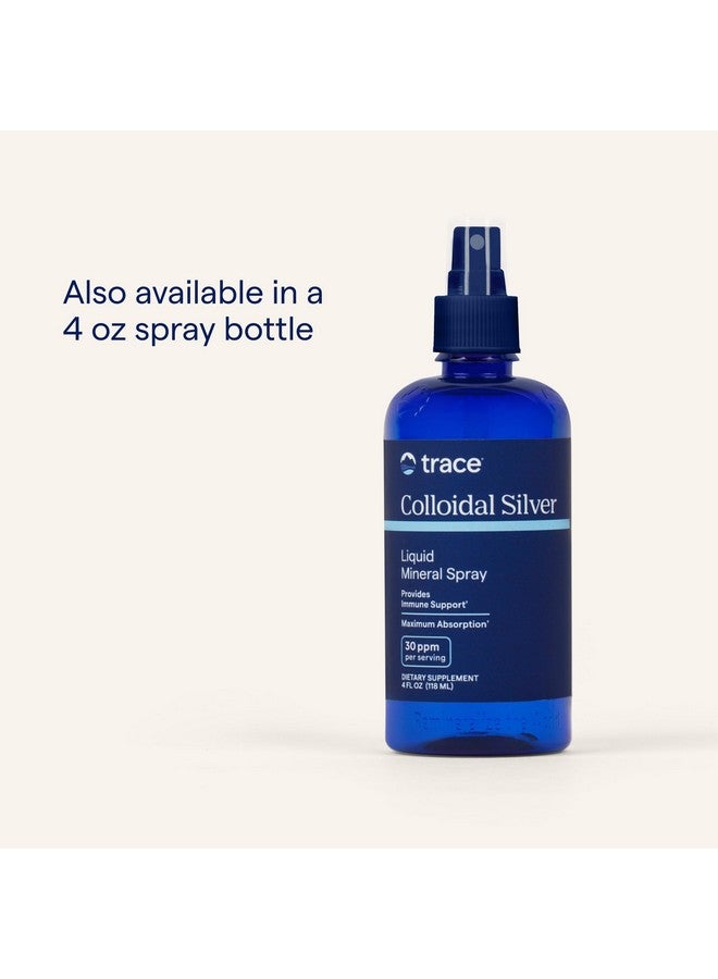 تراس مينيرالز Trace Minerals Colloidal Silver - مكمل معدني سائل يحتوي على الفضة الغروية المؤكسجة للغاية - دعم المناعة والصحة العامة - مكمل عالي الامتصاص - 16 أونصة سائلة (حوالي 48 وجبة) - Image 3