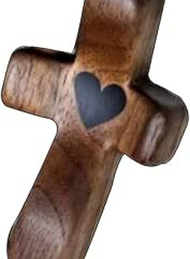 Wooden Cross Handheld Prayer Gift For Encouragement And Faith - Image 1
