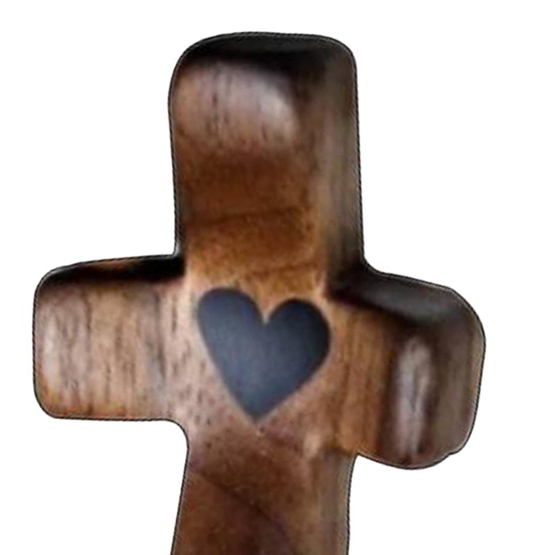 Wooden Cross Handheld Prayer Gift For Encouragement And Faith - Image 3