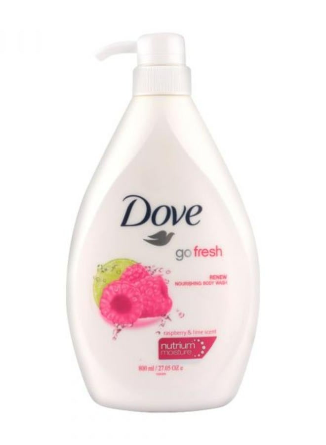 Dove Renew Nourishing Body Wash Raspberry  & Lime Scent 1000 ML - Image 1