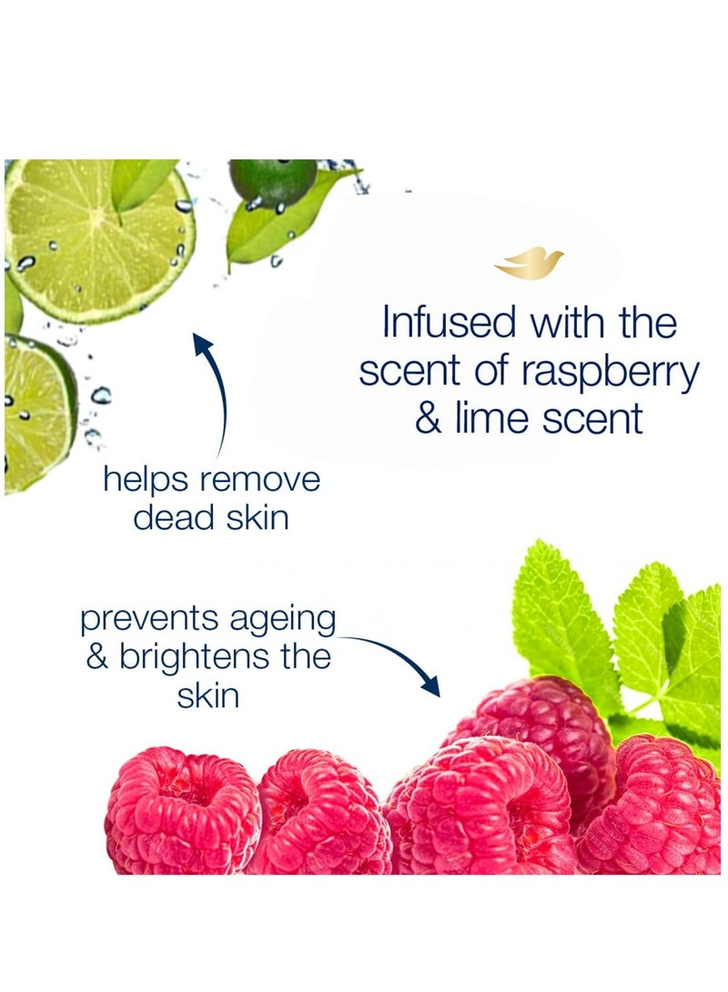 Dove Renew Nourishing Body Wash Raspberry  & Lime Scent 1000 ML - Image 4