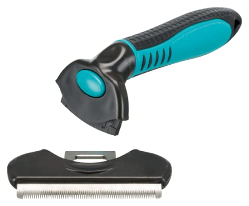 Trixie: - Replacement Head for Carding Groomer | Detangles and Removes Loose Hair, Gentle Care for Base Coat | Easy to Replace Grooming Heads with a Snap Mechanism on The Handle - 8 cm - Image 4