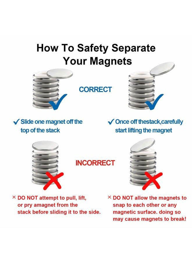LOVIMAG Strong Neodymium Disc Magnets, Powerful Permanent Rare Earth Magnets. Fridge, DIY, Building, Scientific, Craft, and Office Magnets, 1.26 inch x 0.08 inch, Pack of 15 - Image 4