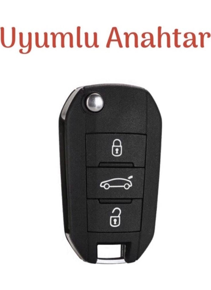 Nildaoto - Citroen C3 C4 C5 Jumpy Elysee Key Case Switchblade Model - Image 1