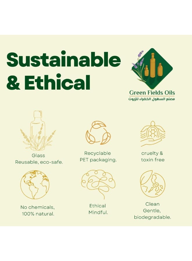 جرين فيلدز زيت الأوريجانو العطري الطبيعي والعضوي 100%، 40 مل - زيت عطري عضوي مقطر بالبخار - زيت عطري عشبي للعافية، مناسب لأجهزة التبخير والتدليك - Image 5