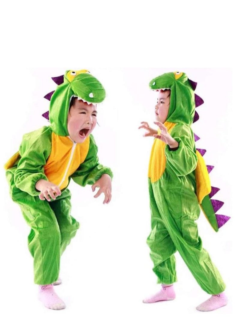 Brain Giggles Brain Giggles Dinosaur Animal Plush Costume Design Carnival Party Jumpsuit for Kids Boys and Girls Large  - Image 4
