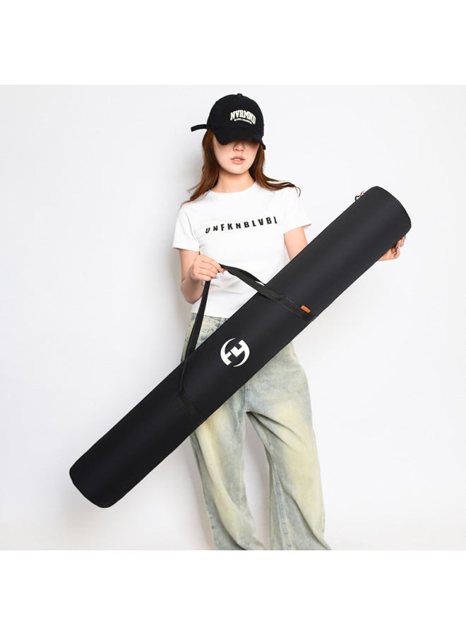 Generic Portable Multi-functional Storage Bag Fishing Gear Summer Mat Storage Yoga Mat Bag Carpet Mattress Mosquito Tent Storage Dust Cover-Color:Black-Capacity:61cm*14cm  - Image 2