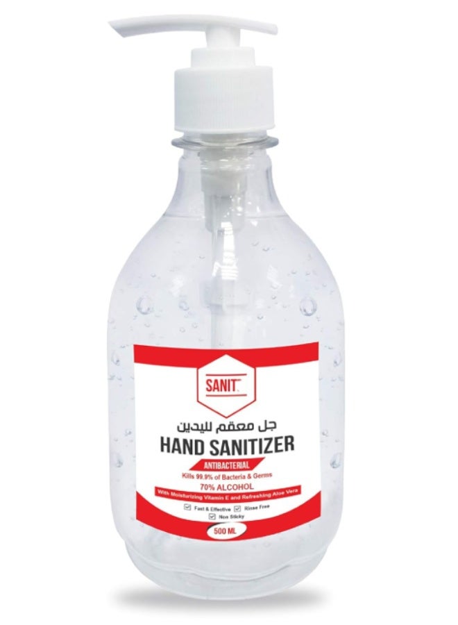 Hand Sanitizer with Aloe Vera & Vitamin E (500ml)
