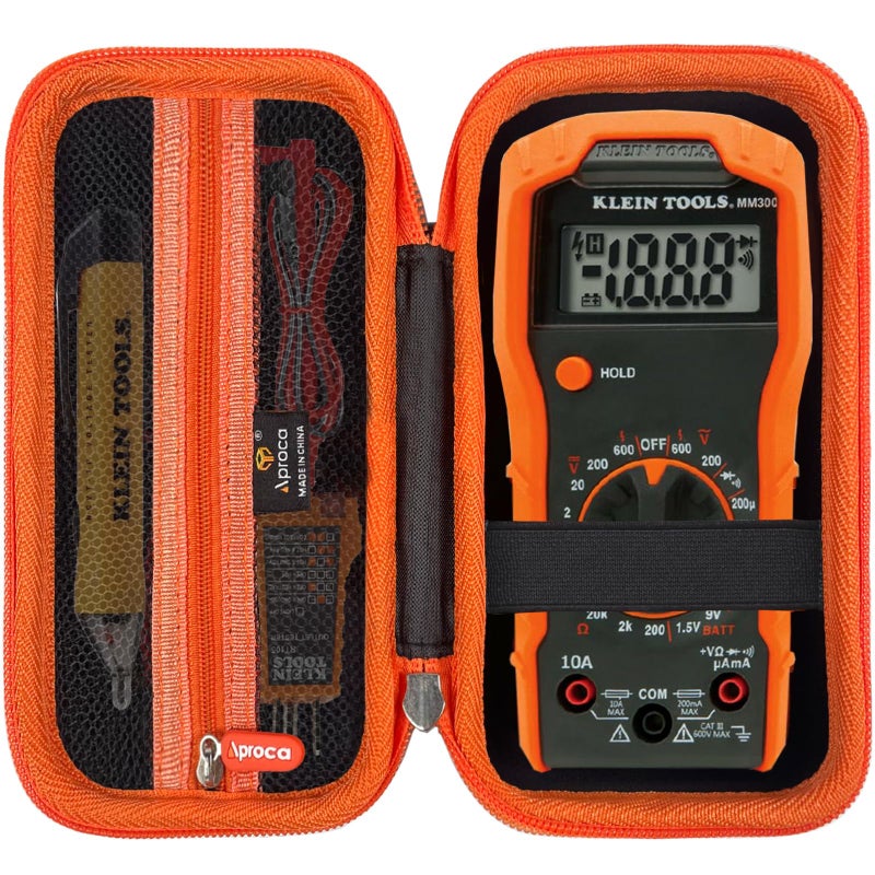 Aproca Tools Case Compatible with Klein Tools 69149P / MM400 / MM300 Electrical Test Multimeter, Portable Storage Bag for Accessories - Image 1