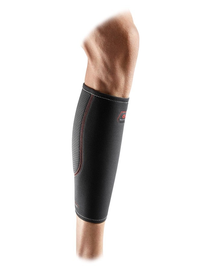 Mcdavid Deluxe Calf Support - Black/Scarlet Reversible, Size Large - Image 1