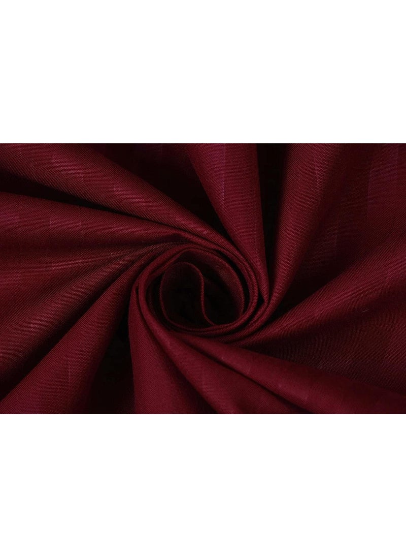 Cloud Search Cloud Search Glace Cotton Satin Stripe Bedsheet for Double Bed with Two Pillow Covers Size 90 x 100 Inch for Home Hotels Guest Hospital House Villa and PGs King Maroon  - Image 5