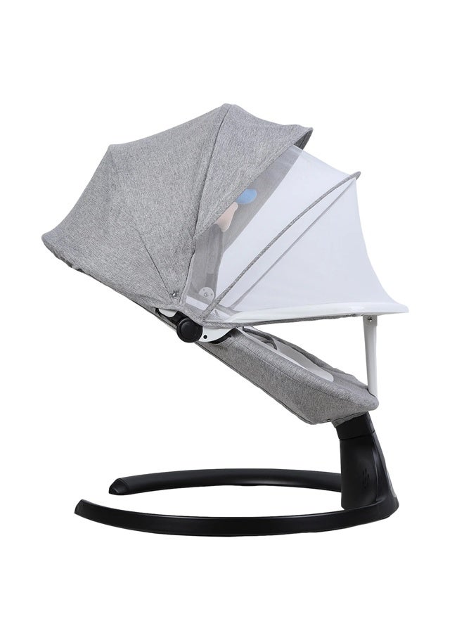 بيوينتي المحمولة الكهربائية بلوتوث الرضع طفل أرجحة مع الموسيقى، 3 إعدادات مؤقت، علبة، التحكم عن بعد وشبكة البعوض - Image 3