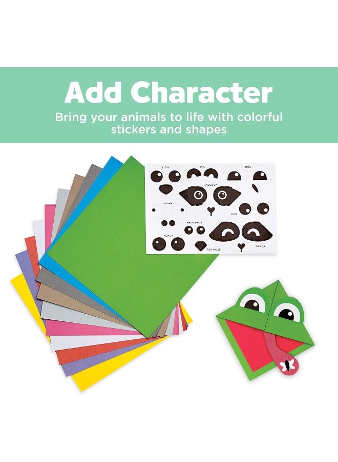 Creativity for Kids Corner Creature Bookmarks - Fold & Decorate 10 Origami Bookmarks, Arts and Crafts for Kids, Small Gifts and Origami Crafts for Girls and Boys, Craft Kits for Kids (Ages 7+) - Image 5