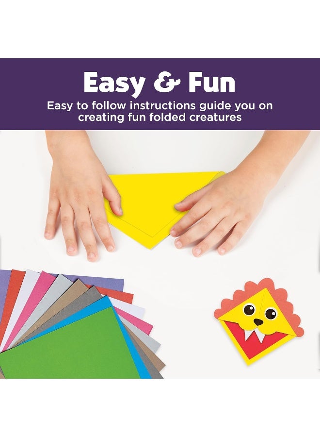 Creativity for Kids Corner Creature Bookmarks - Fold & Decorate 10 Origami Bookmarks, Arts and Crafts for Kids, Small Gifts and Origami Crafts for Girls and Boys, Craft Kits for Kids (Ages 7+) - Image 4