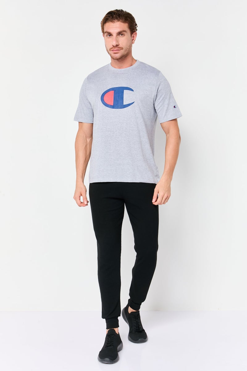 Champion Men Sportswear Fit Short Sleeve Outdoor T-Shirt, Light Grey - Image 2