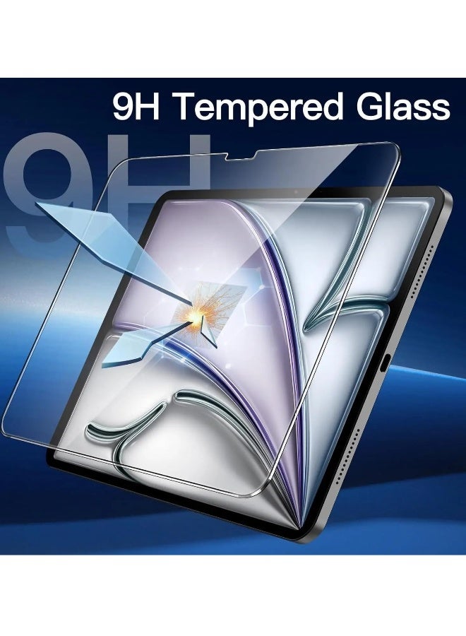 DUSALA Screen Protector Compatible with Ipad Air 13-Inch 2024 (M2) A2898 A2903 A2904,9H Hardness Tempered Glass Film, Ultra Resistant Anti-Fingerprints HD-Clear Tablet Film for Ipad Air 2024 - Image 3