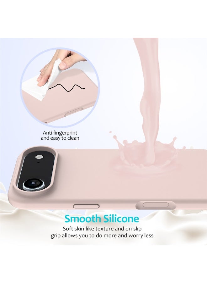 بورتوني غطاء iPhone 17 Air، غطاء جيلي سيليكون رفيع لهاتف iPhone 17 Air مع بطانة داخلية من الألياف الدقيقة، جراب هاتف واقٍ مقاوم للصدمات لهاتف iPhone 17 Air مقاس 6.6 بوصة - Image 5