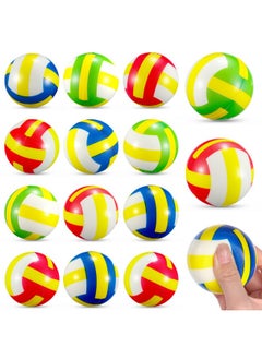 Civaner 30 Pieces Mini Volleyball Stress Balls 2.36 Inch Foam Sports Balls Tiny Volleyball Toys For Children For Stress Relief Party Favor Toys Ball Games (Colorful)  - Image 1