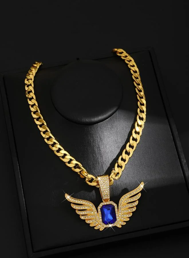 تايك تو قلادة مزينة بدلاية جناح للرجال